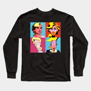 Monkey Warhol Long Sleeve T-Shirt